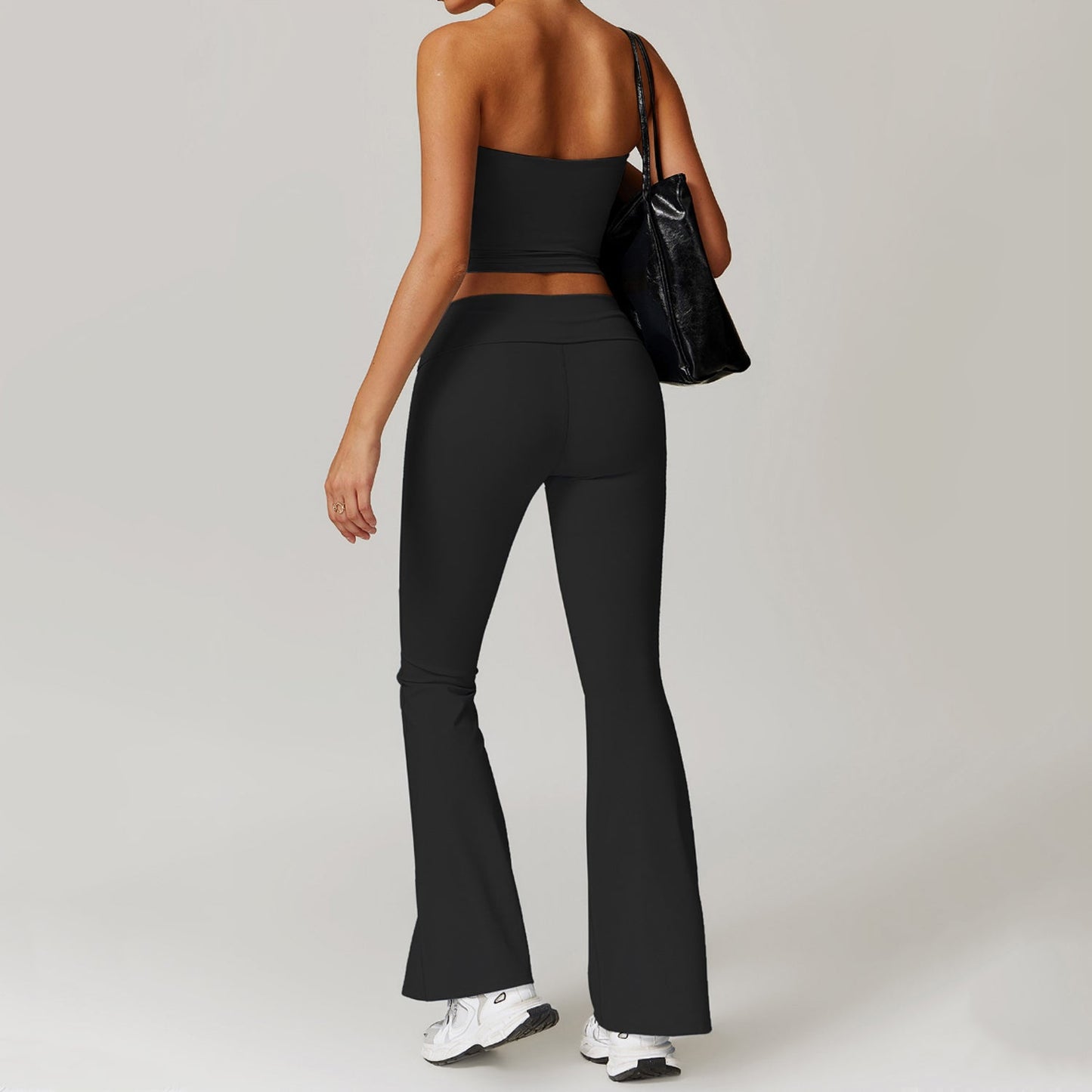 Ruby Strapless Crop Flare Set