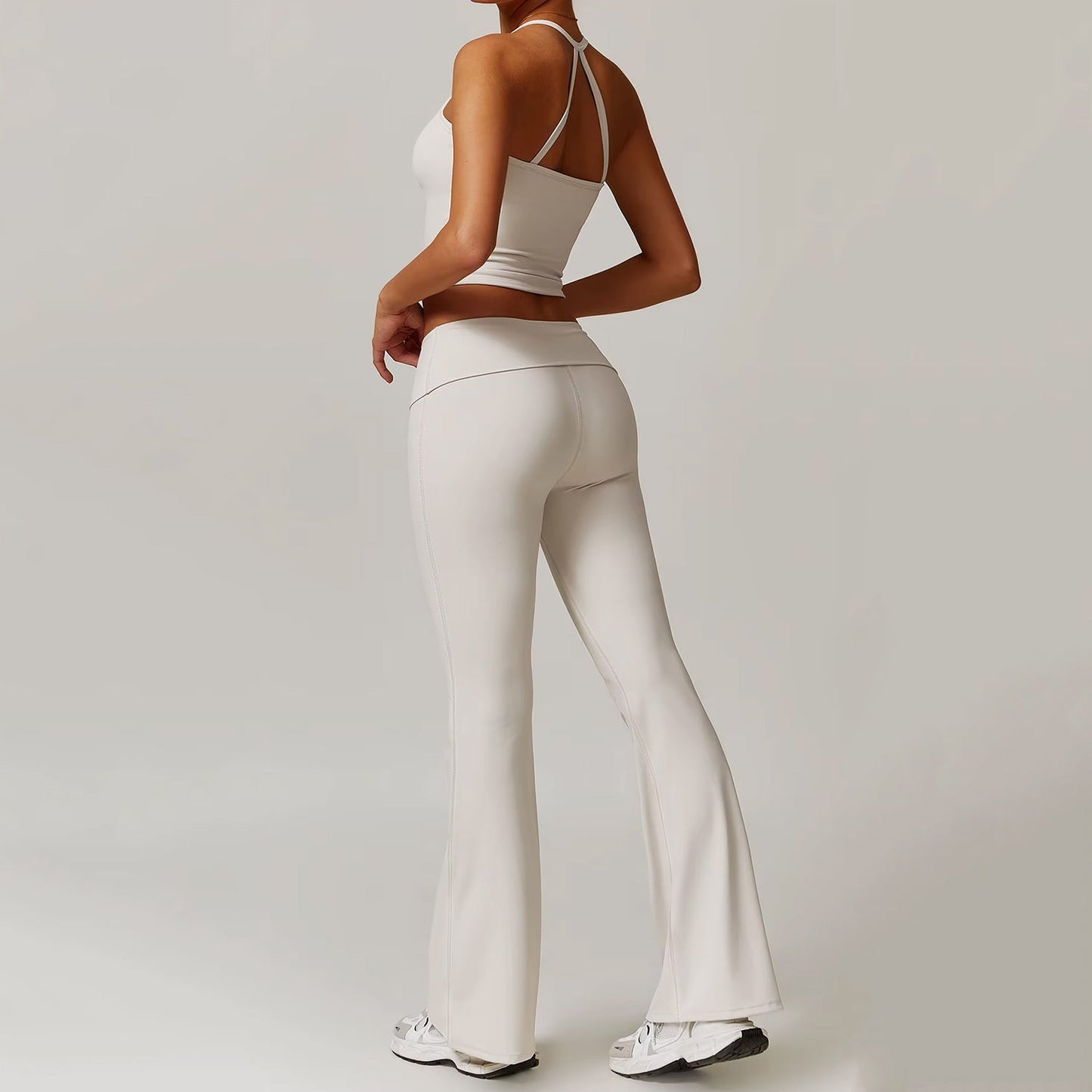 Skye Back Detail Strappy Tank Top Set