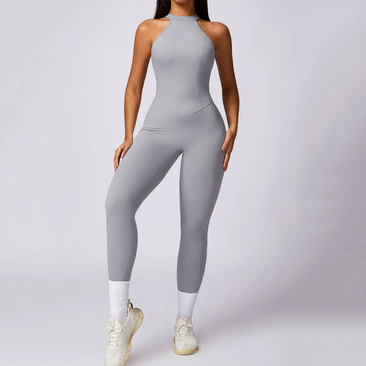 Nia Backless Leggings Jumpsuit