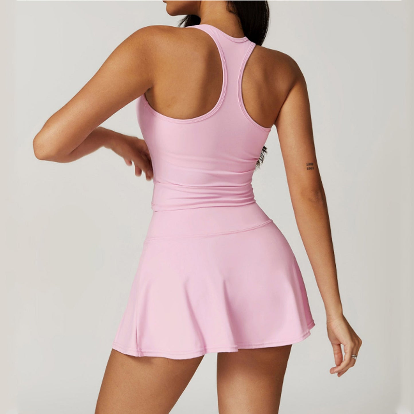 Isadora Athletic Shorts Skirt Two-Piece Set