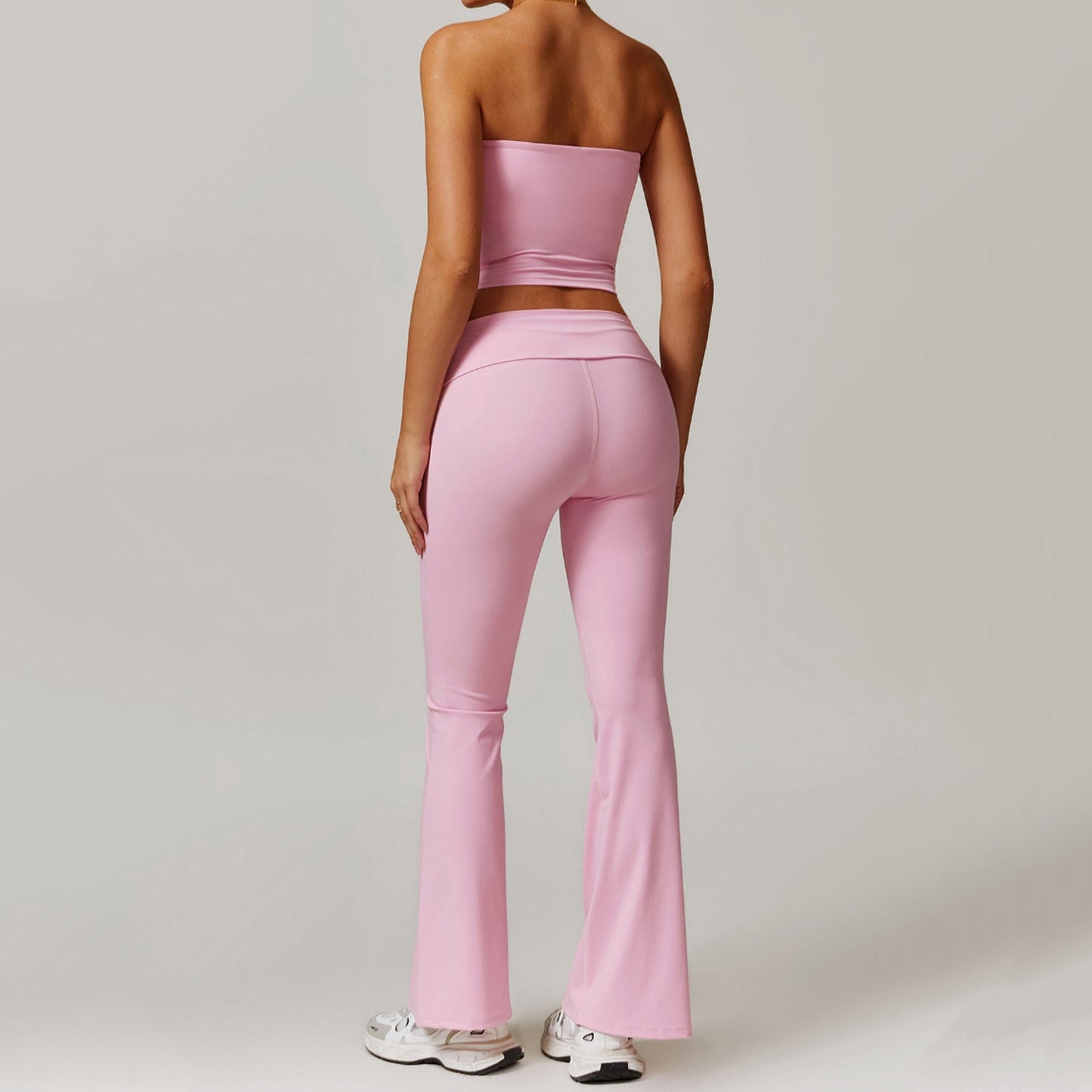 Ruby Strapless Crop Flare Set