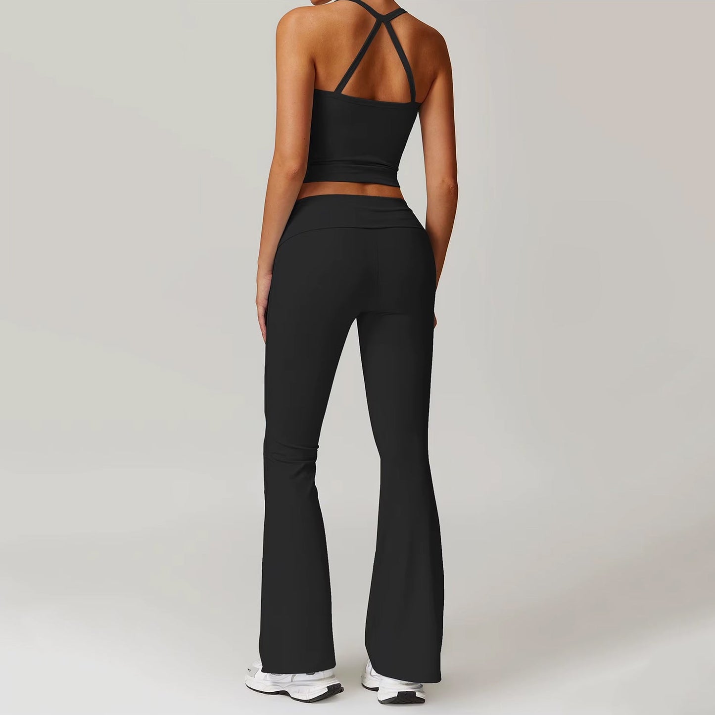 Skye Back Detail Strappy Tank Top Set